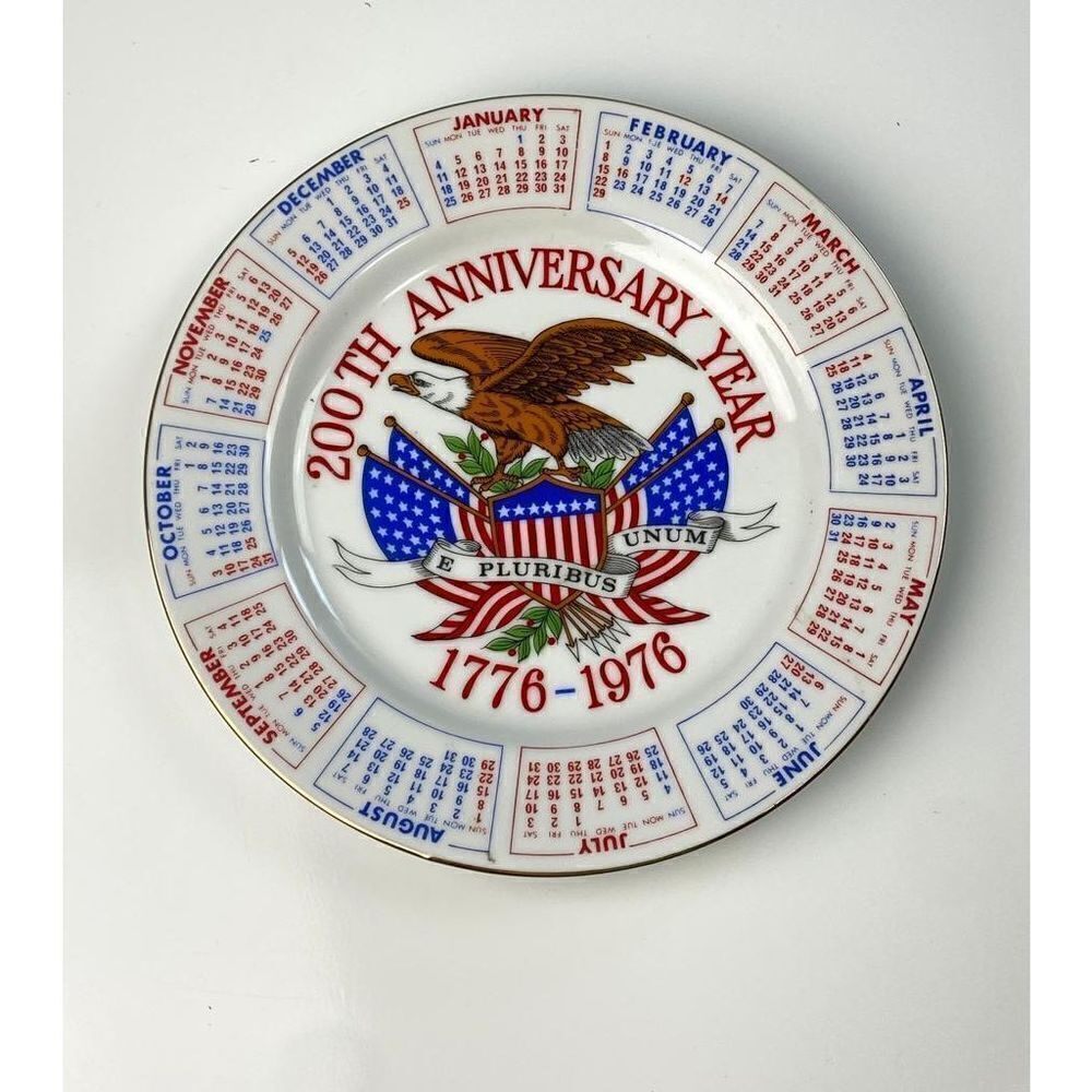 200th Anniversary Year American 1976 Bicentennial Celebration Decorative Plate C